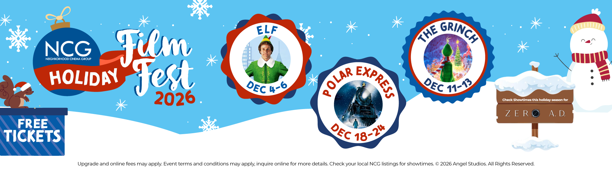 NCG Holiday Family Film Festival